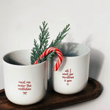 Becher Tasse X-Mas rot