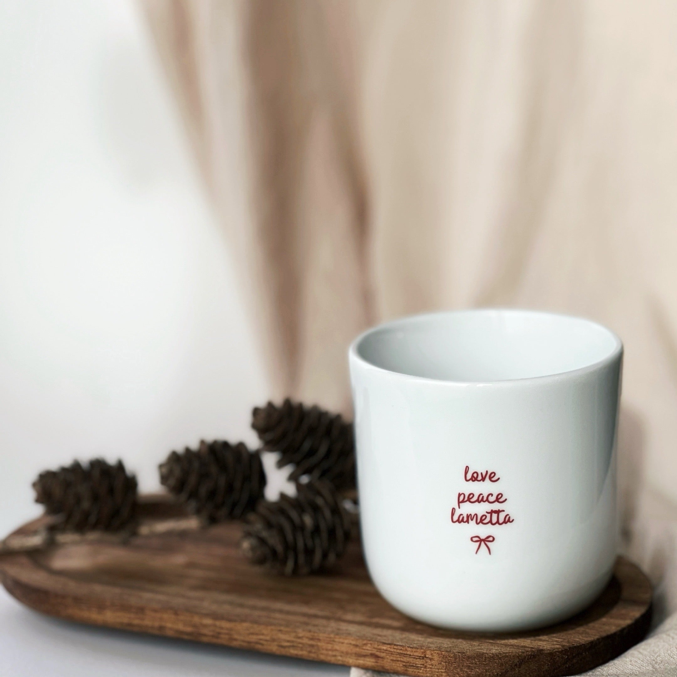 Becher Tasse X-Mas rot